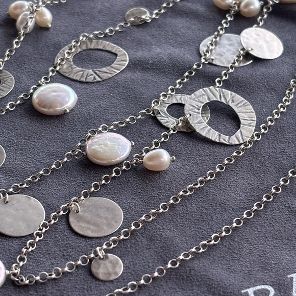 Silpada Sterling Silver Pearl of a Girl Necklace N2197 - Picture 2 of 7